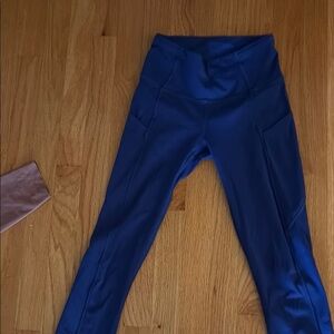 Lululemon Athletica Blue Performance Leggings